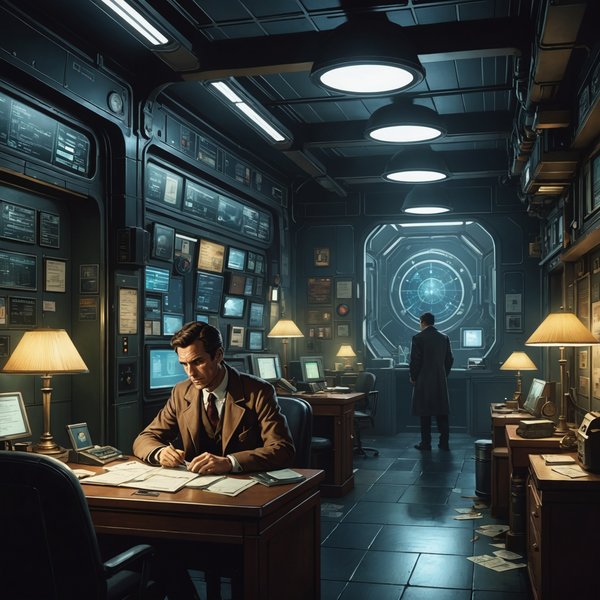 Quelle est la meilleure façon d'intégrer des éléments de science-fiction dans un jeu d'enquête policière?